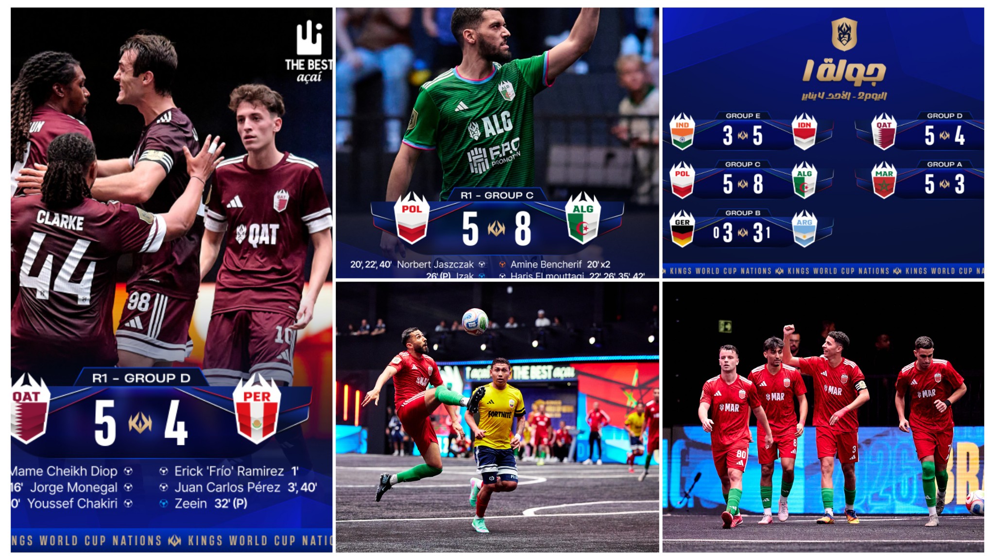 حضور عربي لافت في افتتاح منافسات البطولة بمدينة ساو باولو