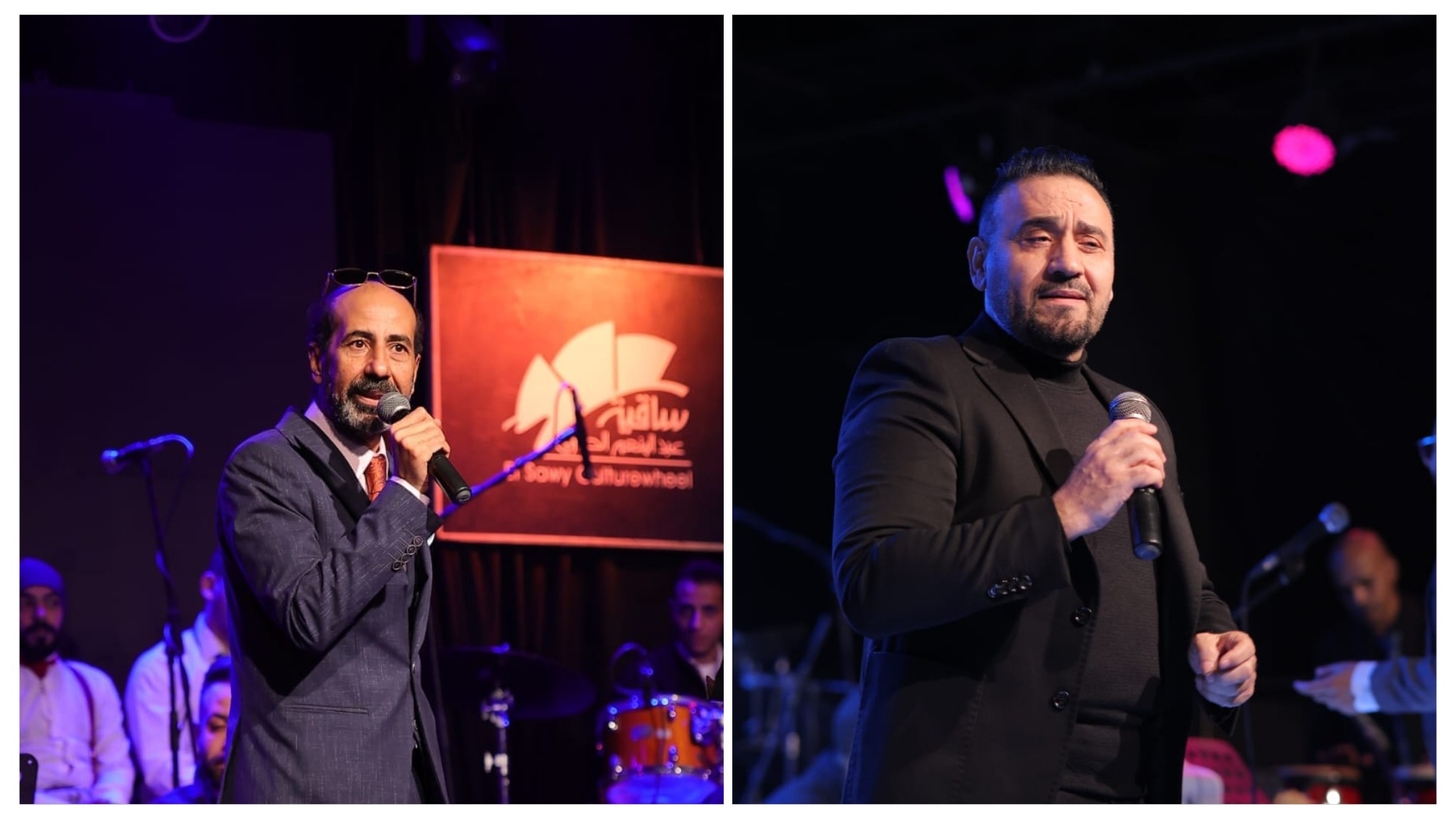 مجدالقاسم وناجي عبدالجليل لأول مرة بحفل ساقية الصاوي 